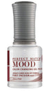 LeChat Perfect Match Mood Gel Polish, Fiery Passion, 0.500 Ounce