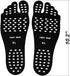 Beach Foot Pads, Barefoot Adhesive Invisible Shoes Stick on Foot Pad Stickers, Anti-Slip Waterproof, 6 Pack