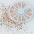 Nail Studs 3D Nail Charms Decals for Women, 6 Box Metal Mixed Shaped Rhinestones Jewelry Caviar Beads Kit