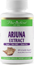 Paradise Herbs Arjuna, Super Potent, Ultra Pure, Antioxidant Supplement, Vegan, Non-GMO, 60 Vegetarian Capsules