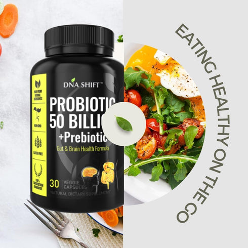 Probiotics for Women and Men - 11 Strains, 50 Billion CFU, Digestive Health Supplement - 30ct