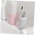 MAGICLULU Travel Toothbrush Cup and Toothpaste Storage Box, Dual-color Portable Mouthwash Cup, Gray, Compact for Travel