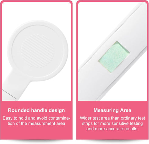 Vaginal pH Test Strips - Feminine Health Kits for Bacterial Vaginitis, Trichomonas Vaginitis, Individual Aluminum Foil