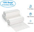 ProCure 7-10 Gallon Clear Garbage Can Liners, 100 Count, High Density, Lightweight, for Office, Home