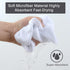 SINLAND 12 Pack Microfiber Cleaning Cloths, 12"x12", White, Absorbent Dish Rags, No Streak Lens Cloths