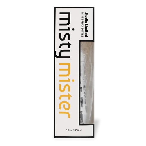 STUDIO LIMITED Hair Spray Bottle, 10 oz Continuous Water Mister, Refillable Fine Mist for Hair Styling, Gardening, Skull