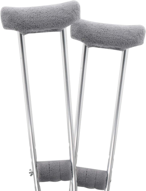 TOMMHANES AMISGUOER Crutch Cover, Washable Crutch Underarm Pads, One Size (2 Armpit, 2 Hand Cushion) (CP06G)
