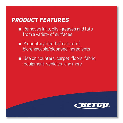 Betco 2174700 Bio-based Degreaser, Concentrated FastDraw, 2 Liter, DGN