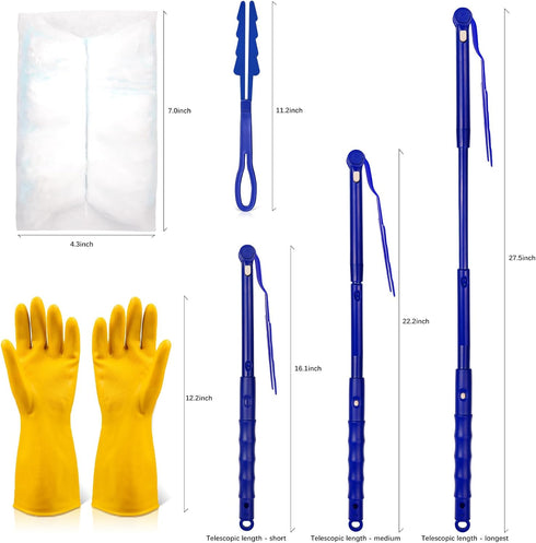 50 PCS Duster Refills and 2 Folding Handles Set Compatible with Swiffer Dusters,Static Dust Removal Brush Disposable Replacement Head for Dusting Electronics,Furniture,Blinds,Ceiling Fans by LYASIL