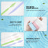 Plastic Toothpicks Disposable Interproximal Brush, Sturdy Double-Ended Dental Pick, 200Pcs Random Color.