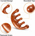 Ujukoxc 3-Piece Set Wooden Scalp Massager, for Stress Relief and Scalp Care, Portable Head Massage Tool with Wooden