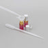 JIUWU 10pcs Yellow-Rose Gradient Glass Roller-on Bottles, 5ml with Stainless Steel Balls