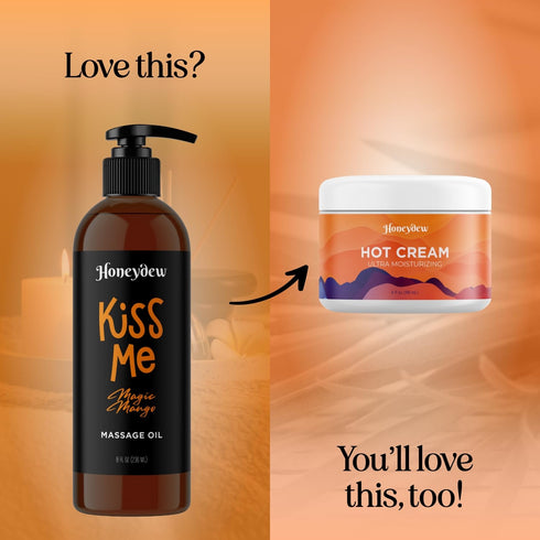 Mango Sensual Massage Oil for Couples - Alluring Tropical Full Body Massage Oil with Sweet Almond, Vegan Non-Staining