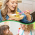 UTXHWL 120 Pack Set, (40 Pink Plastic Silverware Disposable Forks Spoons Knives Each), Heavy Duty Cutlery for Princess