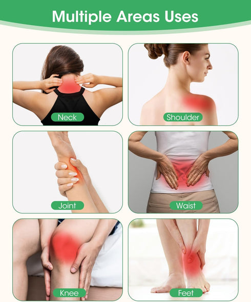 Knee Patches, 26 Count Maximum Strength Warming Herbal Plaster, Wormwood Extract Sticker for Joint Discomfort