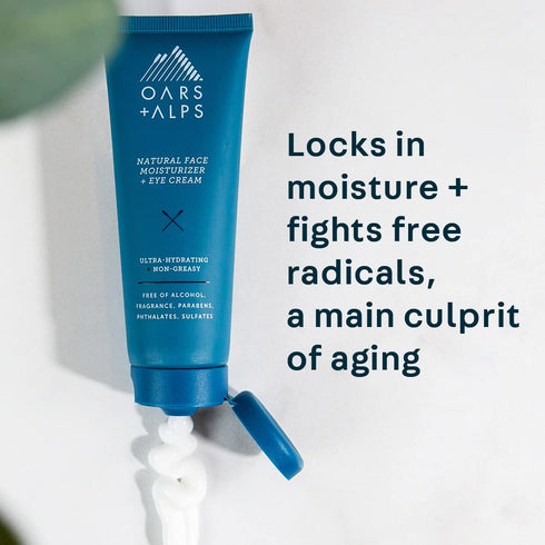 Oars + Alps Anti-Aging Face Moisturizer & Eye Cream, Lightweight Hydrating Skin with Shea Butter & Jojoba Oil, Vegan