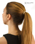 Heliums Thin Seamless Hair Ties, Ash Blonde, 6mm Nylon No Damage Ponytail Holders, 18 Pack