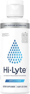 Hi-Lyte Low Sodium Liquid Electrolyte Supplement, 48 Servings | Magnesium, Potassium, Zinc | Unflavored Mineral Taste