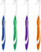 WLLHYF 4 Pcs Tuft Toothbrush Tufted Brush, Interspace Toothbrushes End-Tuft Tapered Toothbrush Soft