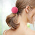 MORGLES 16pcs Pom Pom Hair Ties, Fluffy Ponytail Holders for Girls Toddlers, 2 inch, Multi-colour