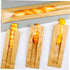 LIGIGWASH 100pcs Packaging French Bread Bags with Window Oil-resistant for Homemade Bread for Bakeries Cafes and Party