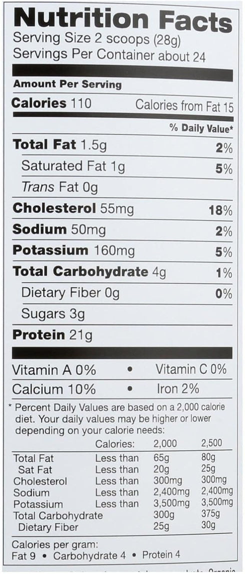 Simply tera's Pure Whey Protein Powder, Vanilla, Grass Fed, Non-GMO, 24 Oz