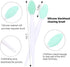 Lip Scrub Brush Silicone Facial Cleansing Brush - 2PCS Lip Exfoliator, 2PCS Face Scrubber, Blackhead Remover