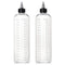 Segbeauty 16.9oz Hair Dye Bottles, Measured Twist-On Top Tip Cap, 2pcs 500ml Refillable Empty Hair Color Applicator