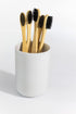 Biodegradable Eco-Friendly Natural Bamboo Toothbrushes, 4 Count for Sustainable Oral Care