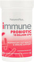 Natures Plus Immune Probiotic - 30 Capsules, 10 Billion CFU, with Prebiotic Fiber, Non-GMO, Vegan, Gluten Free - 30