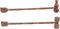 ZUNOXAZ 2pcs Dual-use Wood Massage Hammer Stick and Double-Head Back Scraper, Ergonomic Body