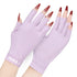 NXJ INFILILA UV Gloves for Nails - Professional Fingerless Gloves for Gel Manicure with UPF 99+ Protection