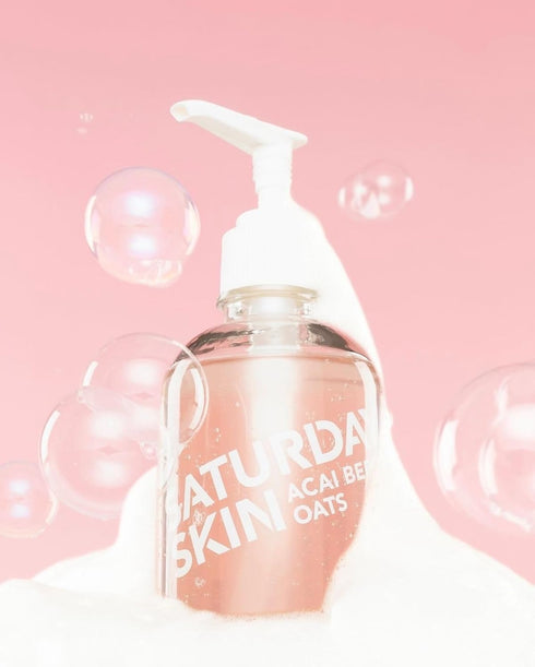 Saturday Skin Hydrating Gentle Facial Gel Cleanser, Korean Skin Care, Makeup Remover for Sensitive Skin with