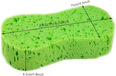 5pcs Multi-Functional Car Wash Sponges, Large Cleaning Sponges Handy Wash Scrubber Kit