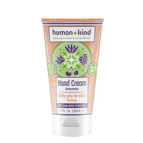 Human+Kind Moisturizing Hand Cream Watermelon - Hydrating Cream with Avocado Oil and Shea Butter for Dry, Cracked Skin