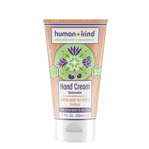 Human+Kind Moisturizing Hand Cream Watermelon - Hydrating Cream with Avocado Oil and Shea Butter for Dry, Cracked Skin