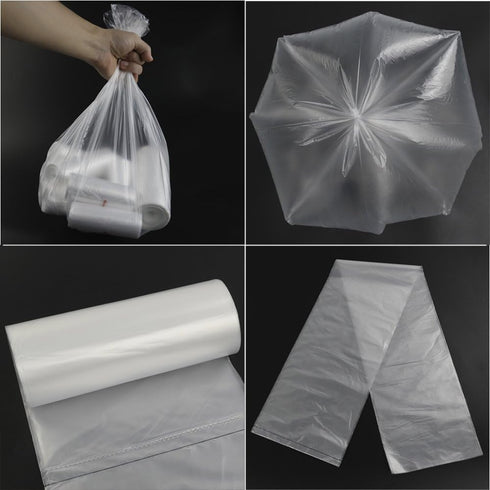 3 Gallon Clear Small Trash Bags for Bathroom, 225 Counts