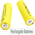 12 Packs 1.2V AA 500mAh Nickel Cadmium Rechargeable Batteries for Solar Lights, Lawn Landscape Lighting (AA Size)