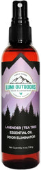 Lumi Outdoors Natural Shoe Deodorizer Spray & Odor Eliminator - Lavender Tea Tree Essential Oil
