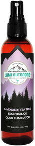 Lumi Outdoors Natural Shoe Deodorizer Spray & Odor Eliminator - Lavender Tea Tree Essential Oil