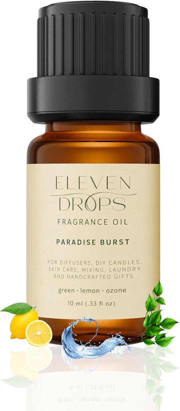 Paradise Burst Fragrance Oil | Green, Lemon & Ozone Notes | Long