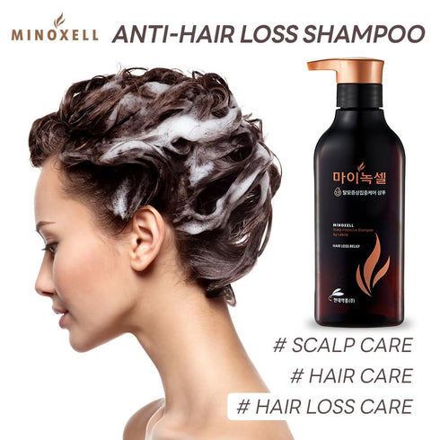 Scalp Intensive Shampoo, Anti-Hair Loss Shampoo for Men and Women, Korean Hair Regrowth with Biotin