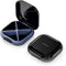 Portable Travel Pill Organizer, Daily Pill Case with 4 Compartments, Mini Container for Purse Pocket, Black