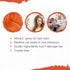 Punky Temporary Hair Color Spray - Tiger Orange, Non-Sticky, Non-Damaging Hair Dye, 3.5 oz, 2-Pack