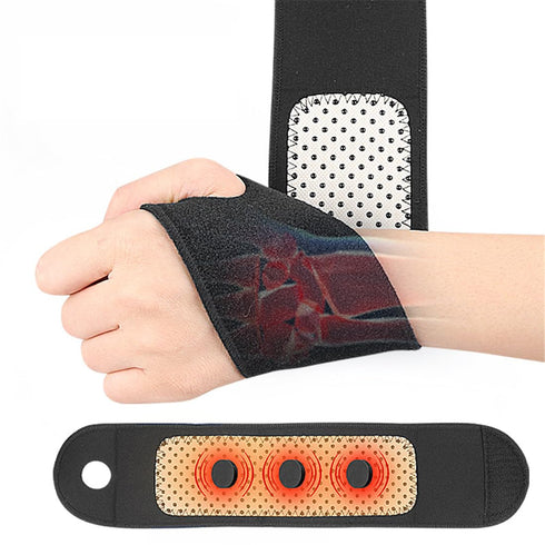 Wrist Brace for Carpal Tunnel, Adjustable Wrist Straps with 3 Magnets for Joint Pain Relief