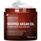 MAJESTIC PURE Whipped Argan Oil Moisturizer Face Cream, 8oz - Hydrates Dry and Oily Skin with Vitamin E, A, Collagen &