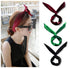 LOVEF 5 Pcs Velvet Wire Headband - Multi-Function Bunny Rabbit Ear Hair Band, Assorted Colors