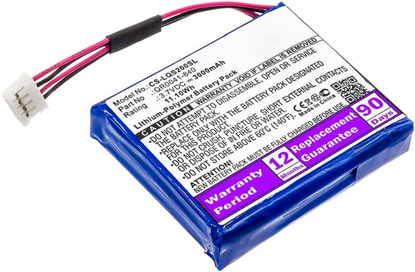 Lumaoer 3000mAh VT26 QR0041-840 SP584646-1S2P Replacement Battery for Qolsys, IQ Panel 2 Panel