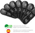 Nexum Market 3 100% 7 21 (3 Weekly Pill Box Takes in Spanish COLOR: BLACK | Individual Pill Boxes for Each Day