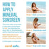 Reef Safe Sunscreen SPF 50 Facestick - Biodegradable, Zinc, Vitamin E, Oxybenzone & Octinoxate Free, Made in USA
